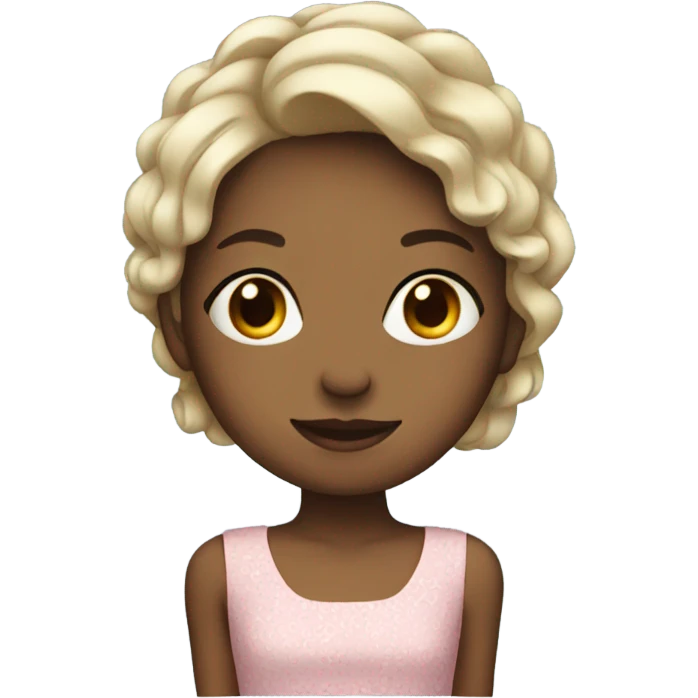Girl wearing a dress emoji