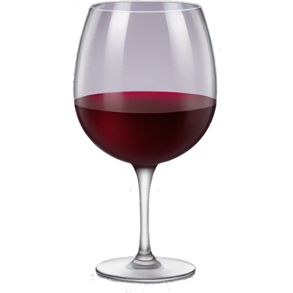 Red wine glass emoji