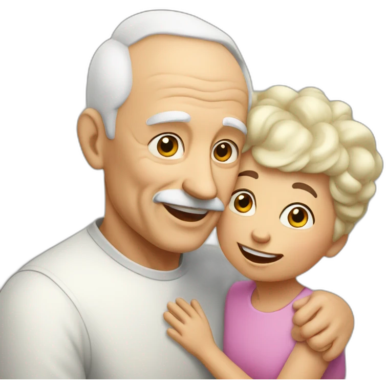 Papy sur mamie emoji