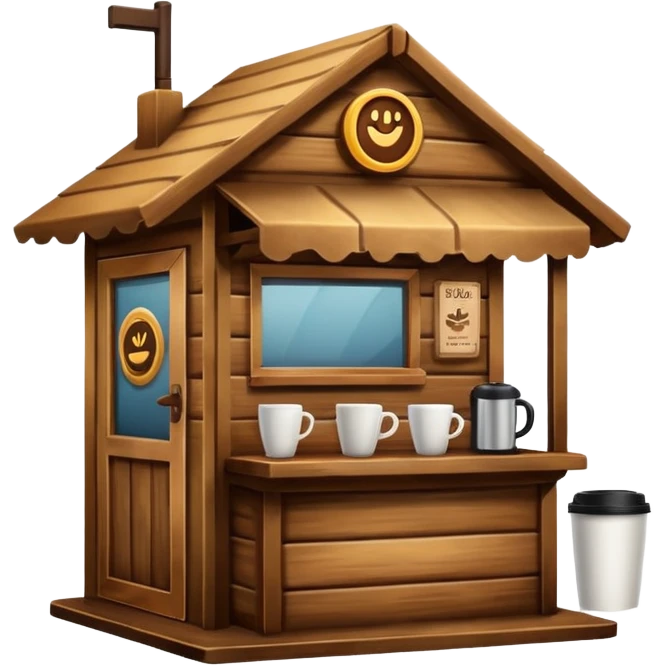coffee booth emoji