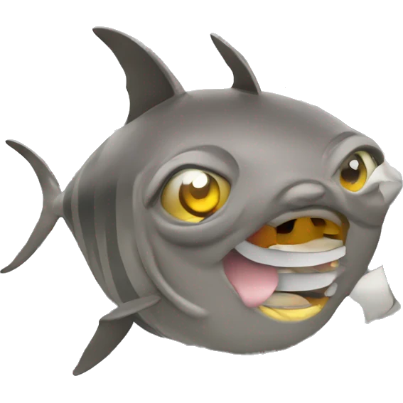 tuna writing on a keyboard emoji