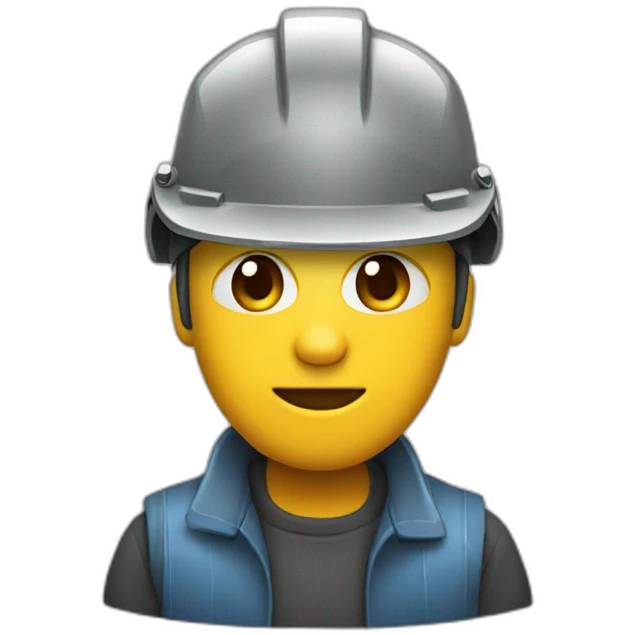 Welder-face emoji