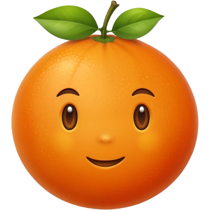 orange fuit emoji
