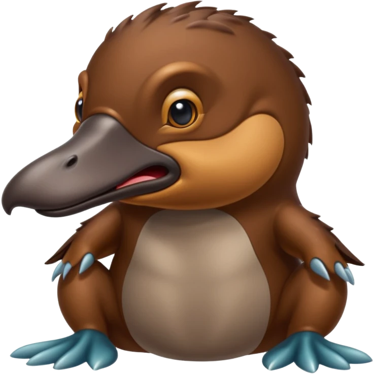 Angry platypus emoji