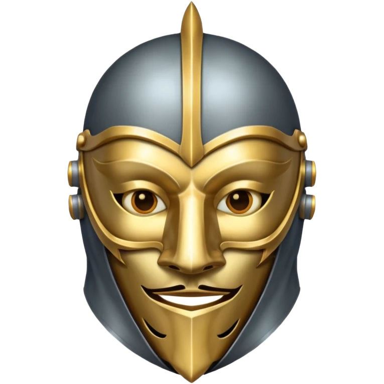 Knight with mask emoji