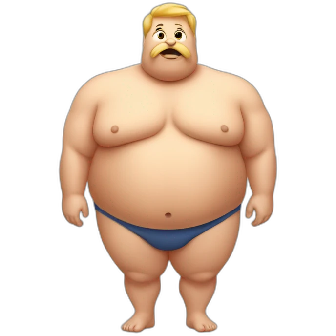 obese with muscles emoji