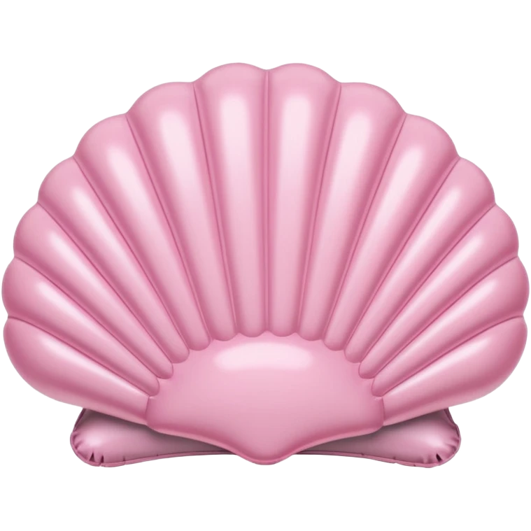 vintage rococo pale pink inflatable puffy shell phone emoji