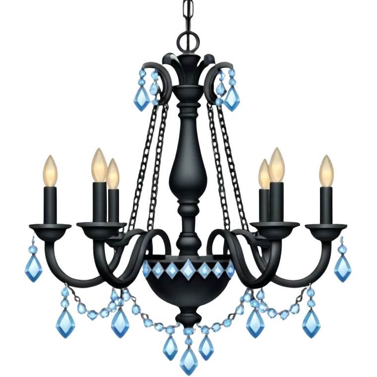 chandelier black emoji