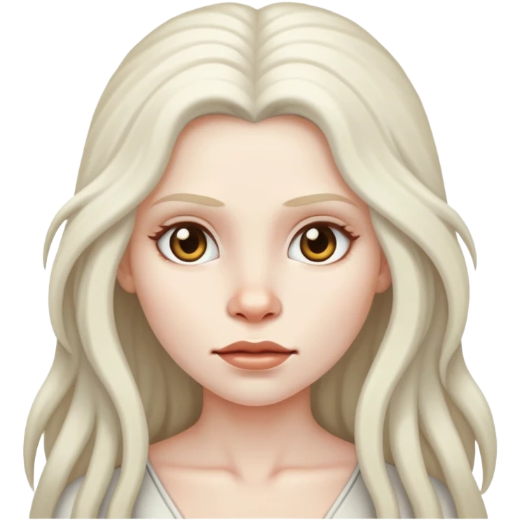 white cave woman emoji
