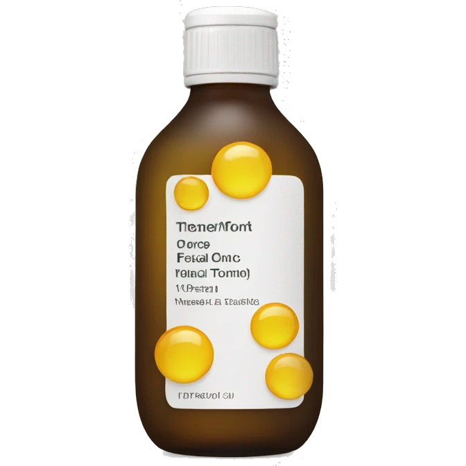 facial tonic with label emoji
