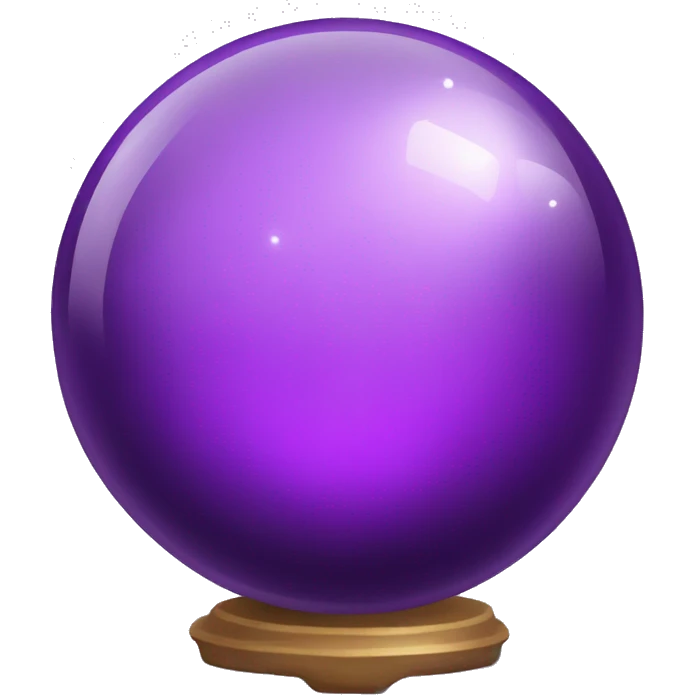 purple glass crystal orb emoji
