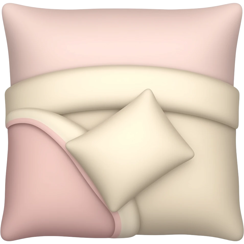 soft blanket, creamy beige fabric, blush pink tones emoji