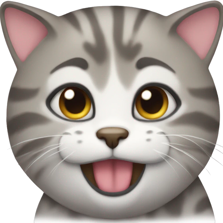 cat with slap emoji