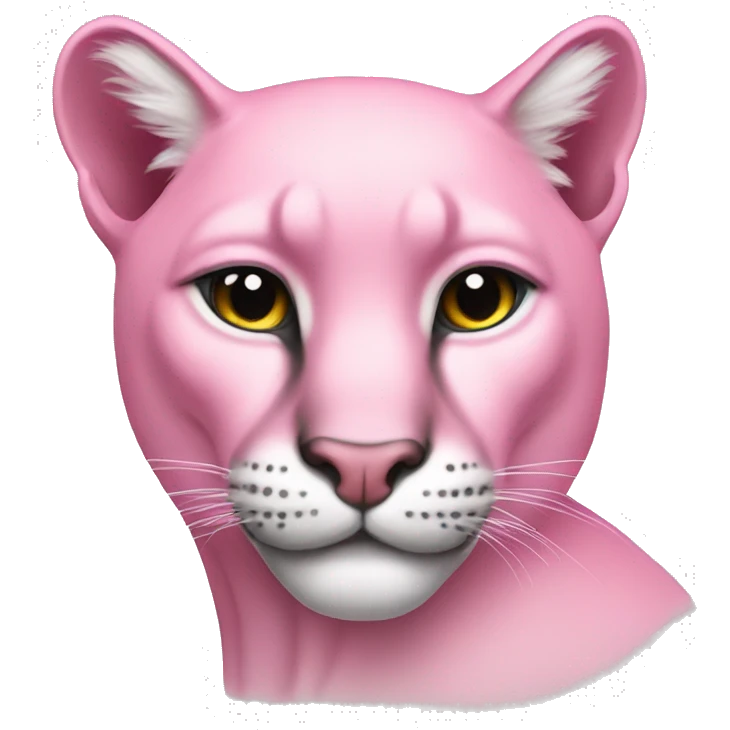 Pink puma  emoji
