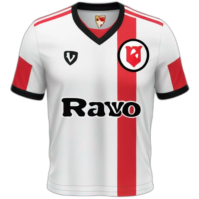 Team Rayo vallecano soccer jersey emoji