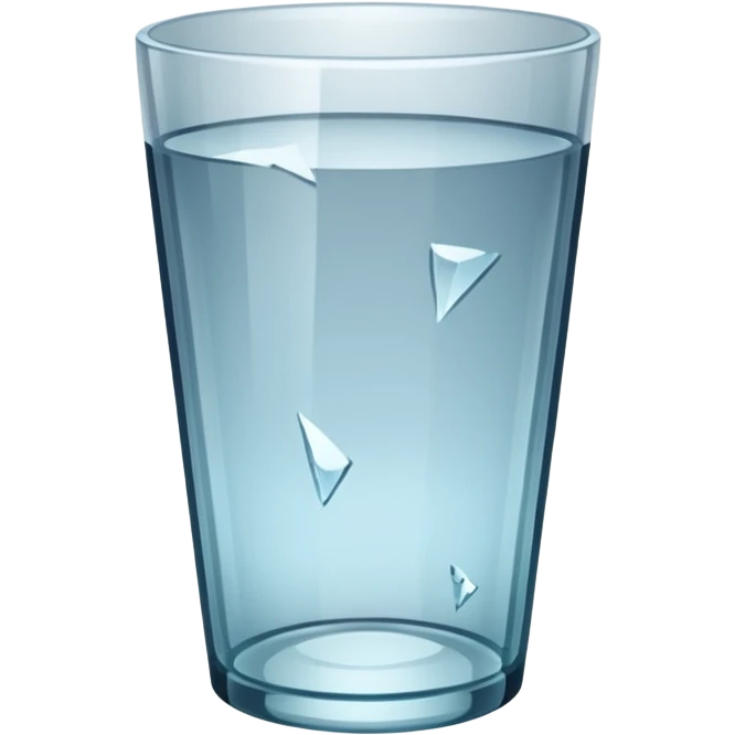 broken empty glass emoji