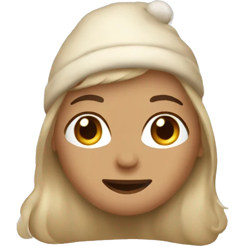 Christmas beige emoji