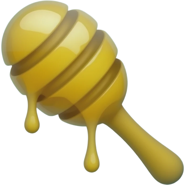 Cyan honey emoji