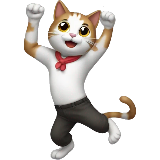 Gato bailando  emoji