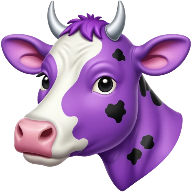 purple cow emoji