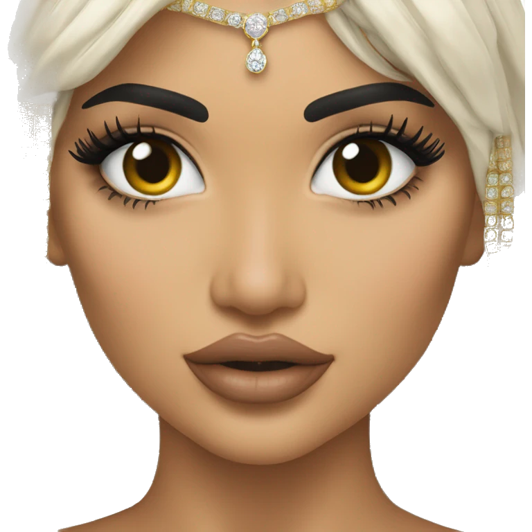 Kylie jenner royal princess jewellery emoji