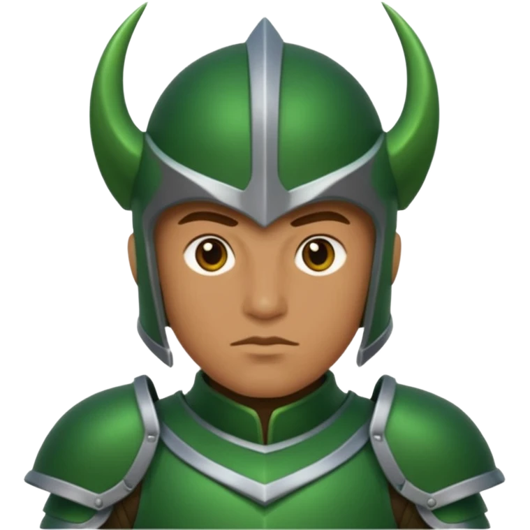 night guard with green armour emoji