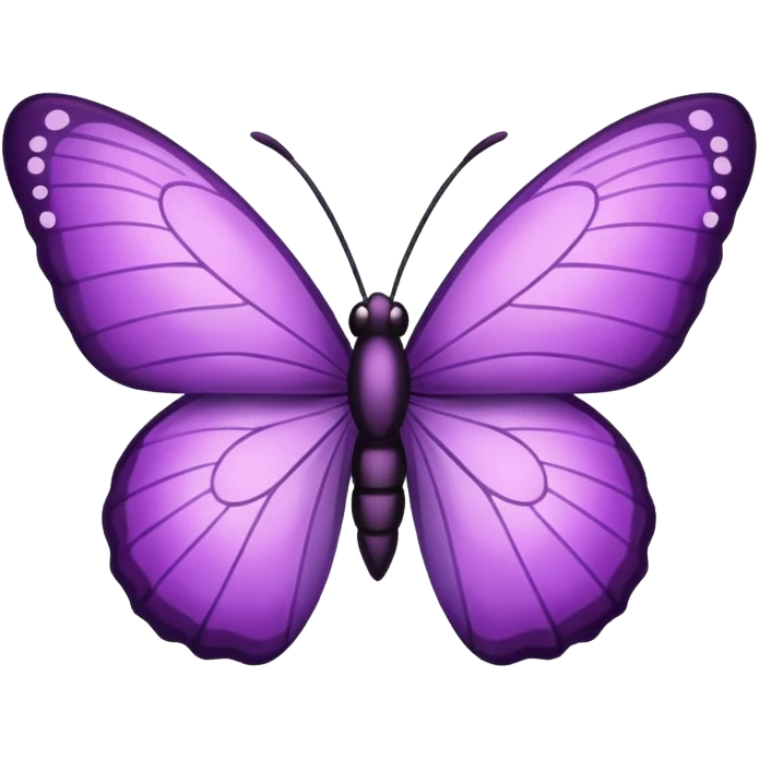 Borboleta roxa emoji