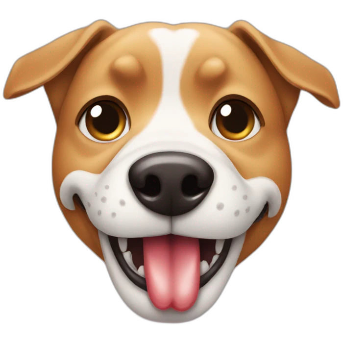 Dog eatin pill emoji