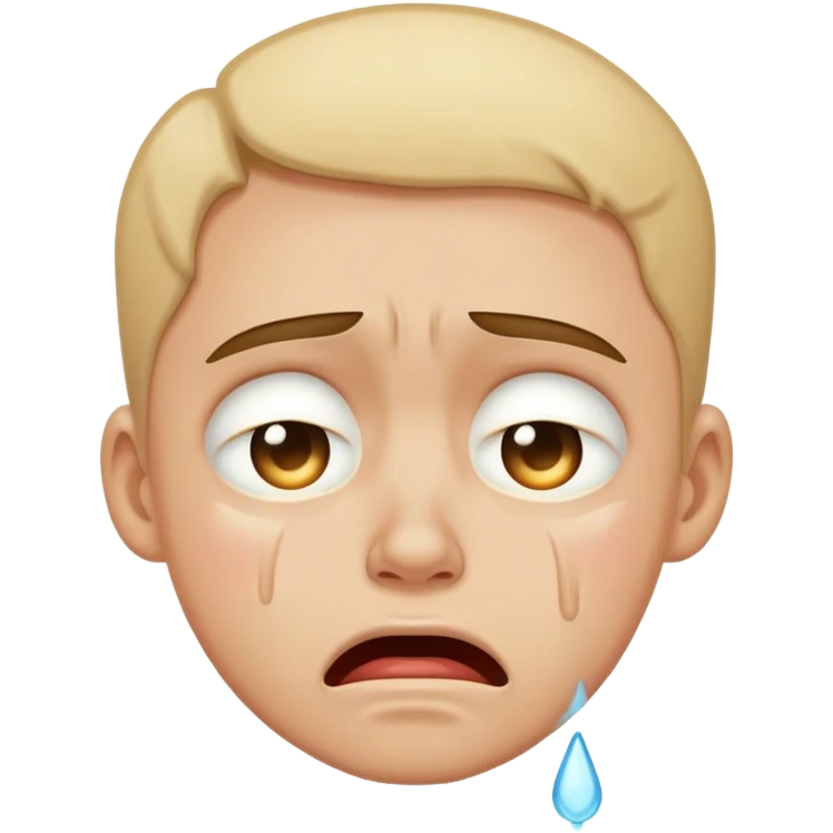 Super crying emoji