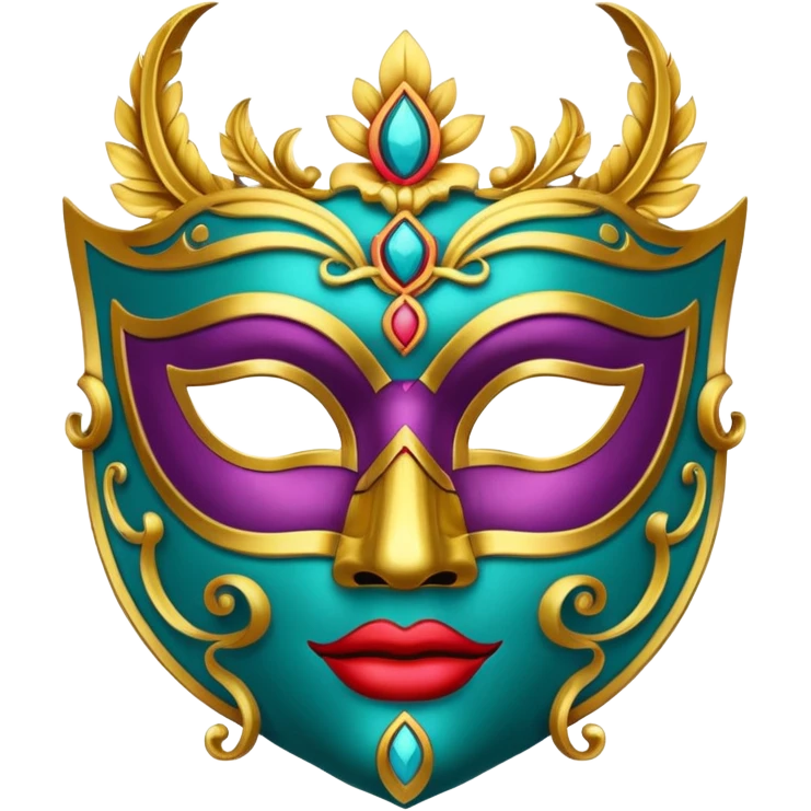 Colorful Mask  emoji