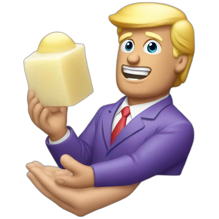 trump-holding-soap emoji
