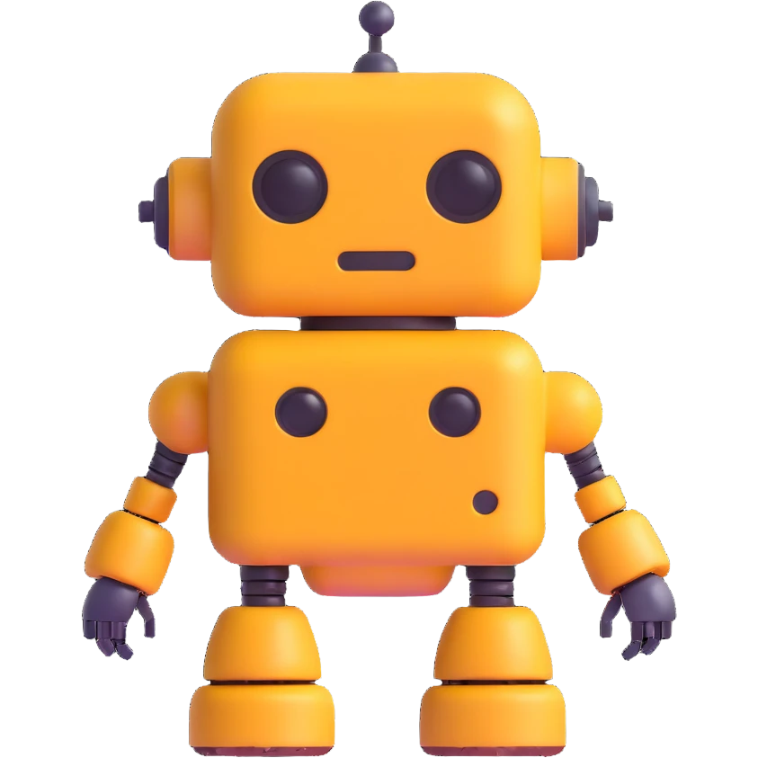 robot made of poop emoji
