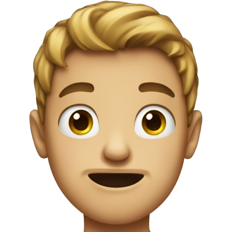 A crazy boy face emoji