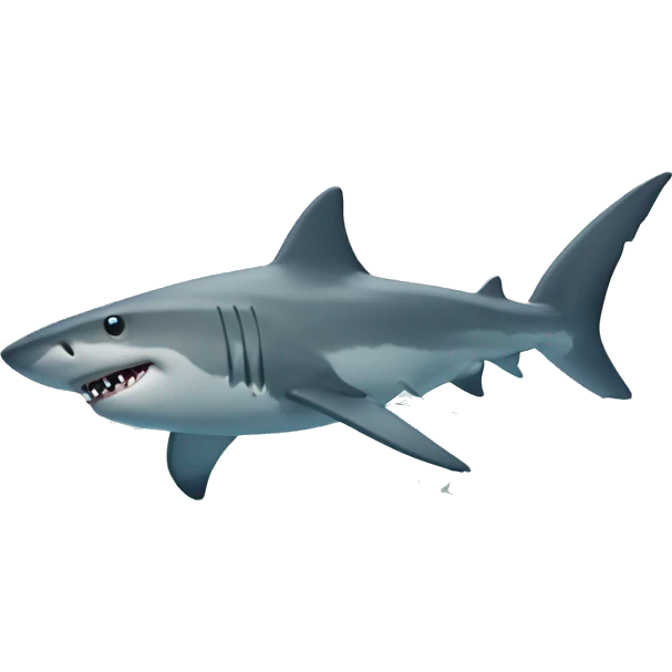 Shark in ocean  emoji
