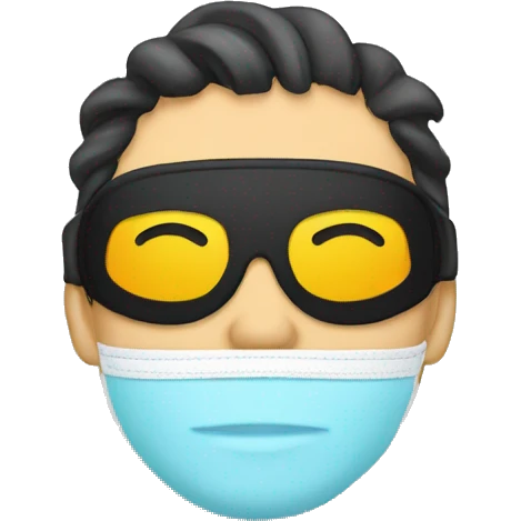 sleep mask emoji