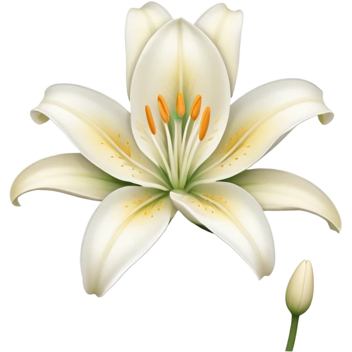 Lily flower emoji