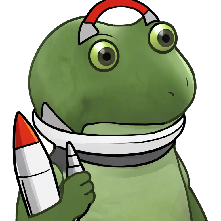 rocket science with a rocket, on moon emoji