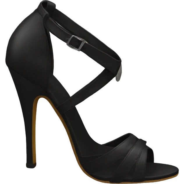 Black sting heels  emoji