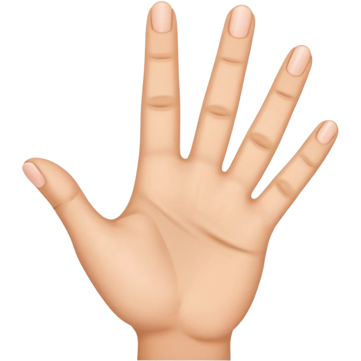 Holding up 4 fingers emoji