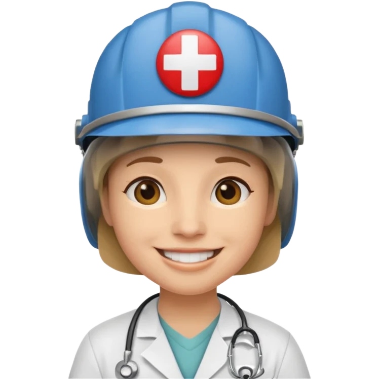 helmet doctor emoji