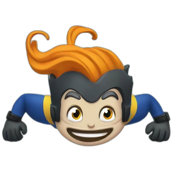 Diving joker emoji