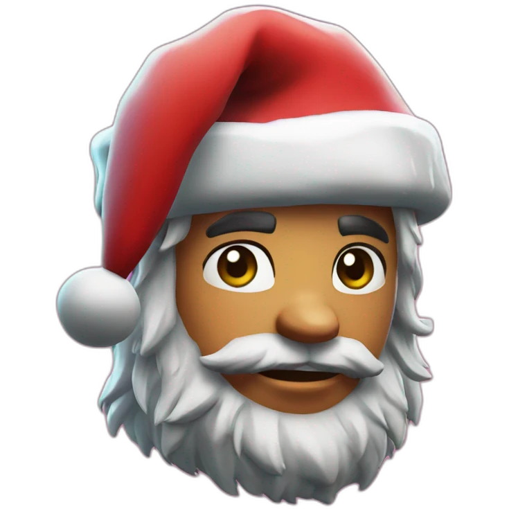 The Christmas skin of fortnite emoji