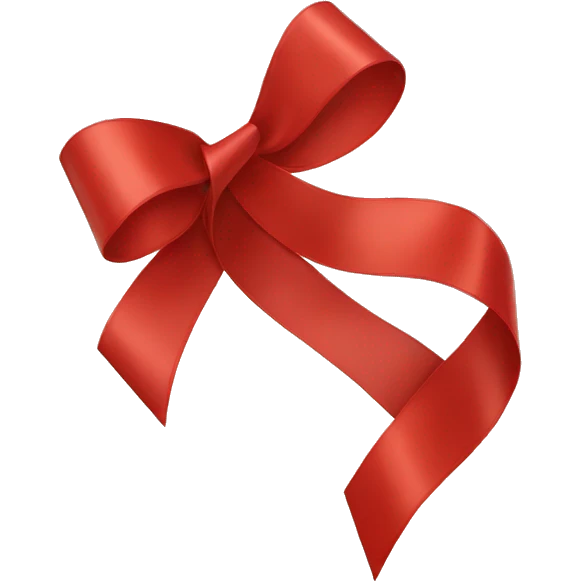 Red ribbon emoji