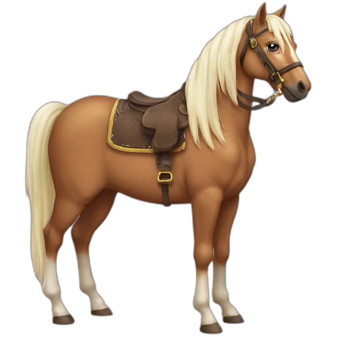 Cheval bai emoji