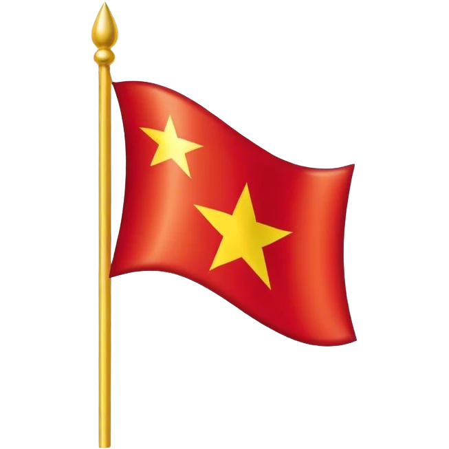 vietnam flag emoji (single star) emoji