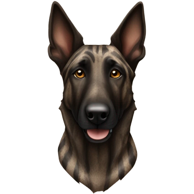 Brindle Dutch shepherd  emoji