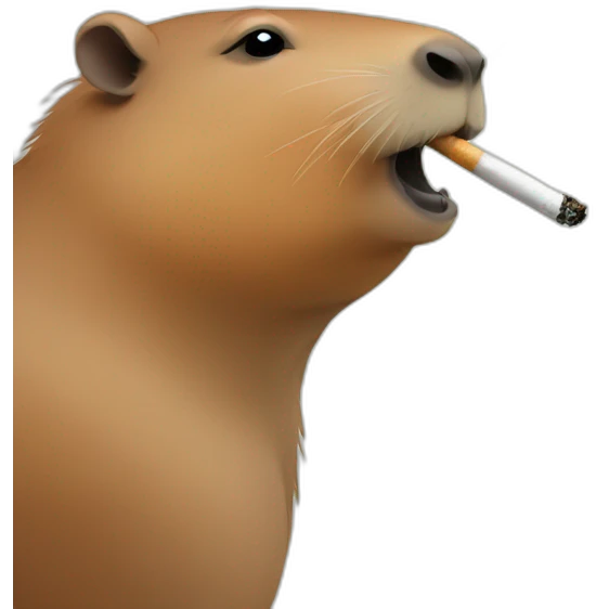 capybara smoking emoji
