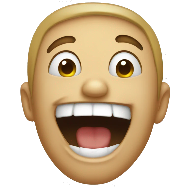 Laughing with crying face  emoji
