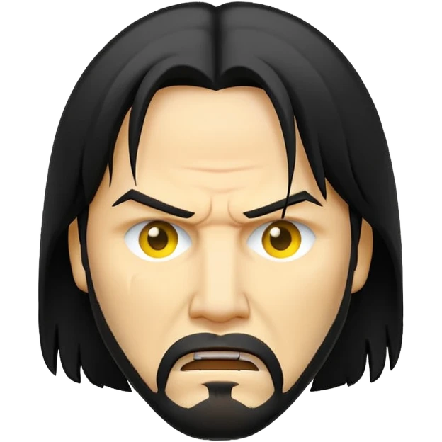 Angry John wick emoji 100x100 pixel emoji