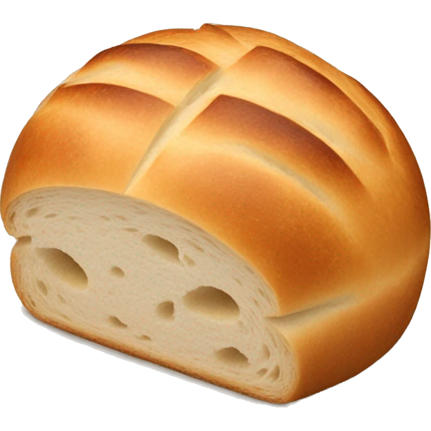 sourdough bread boule loaf emoji